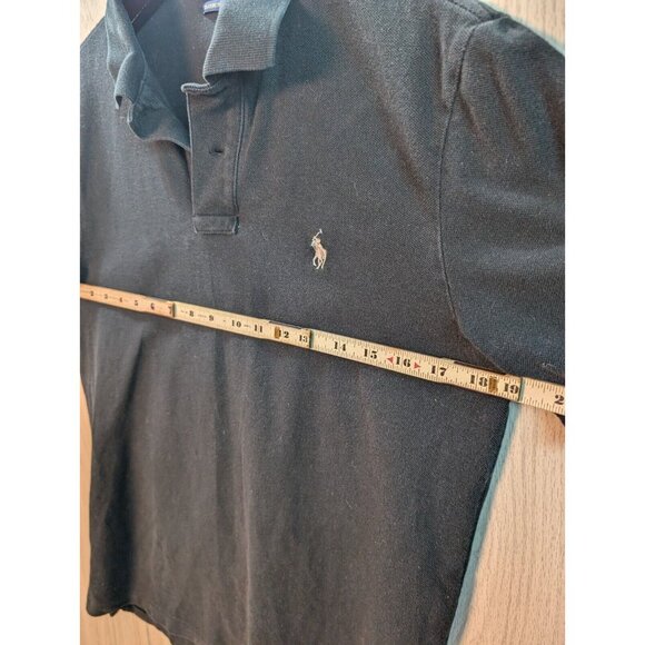 Polo Ralph Lauren Shirt Mens Small S Black Short Sleeve Classic Regular - Picture 4 of 5